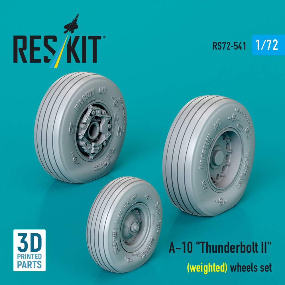 1/72 A-10 'Thunderbolt' wheels set (weighted)
