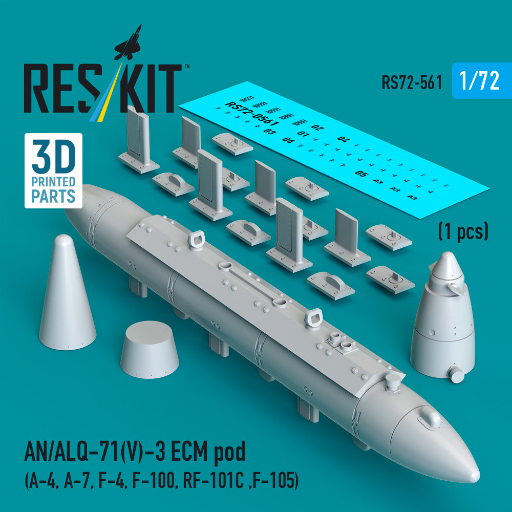 1/72 AN/ALQ-71(V)-3 ECM pod (1pc.)