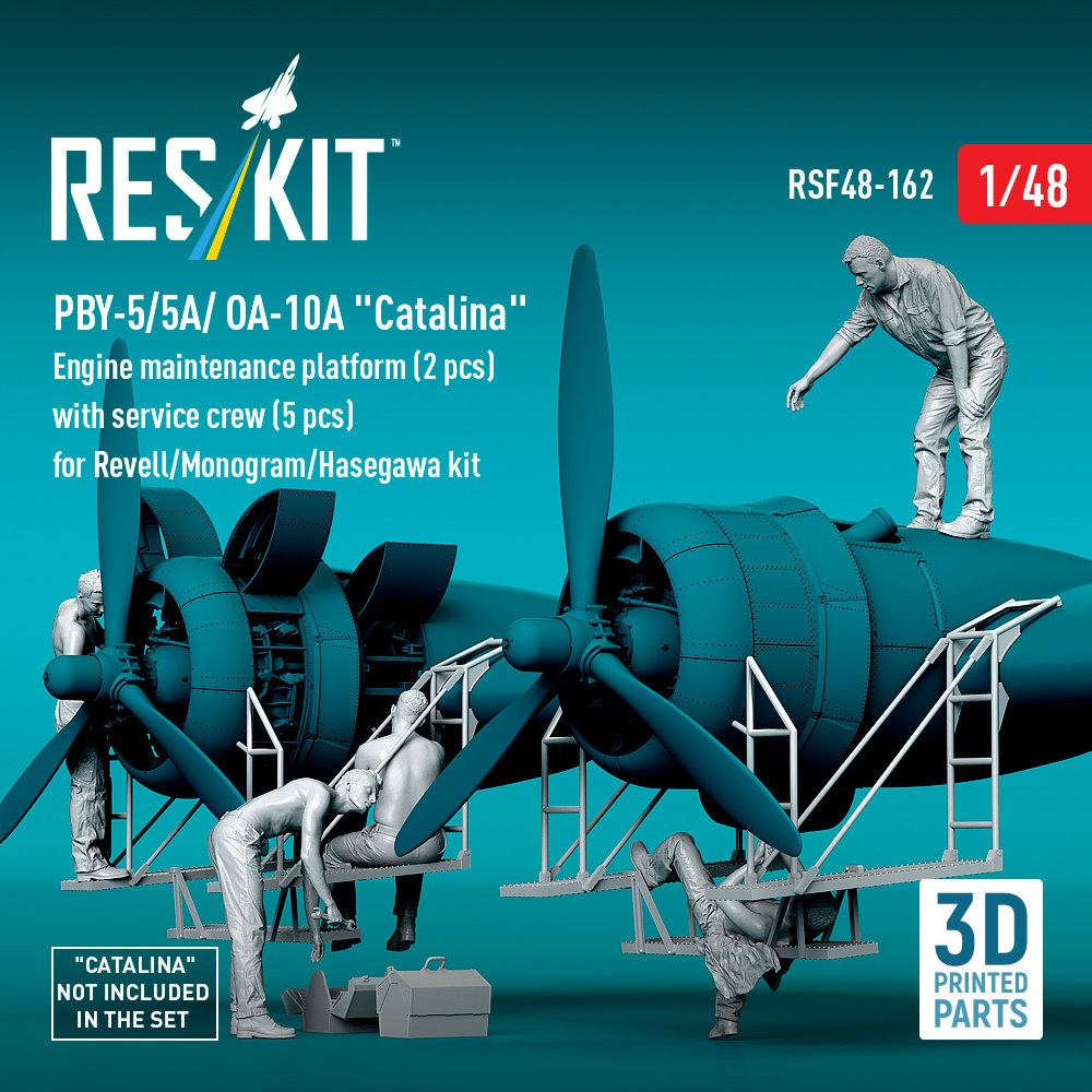 1/48 PBY-5/5A/ OA-10A Engine maint.platf. (2 pcs.)