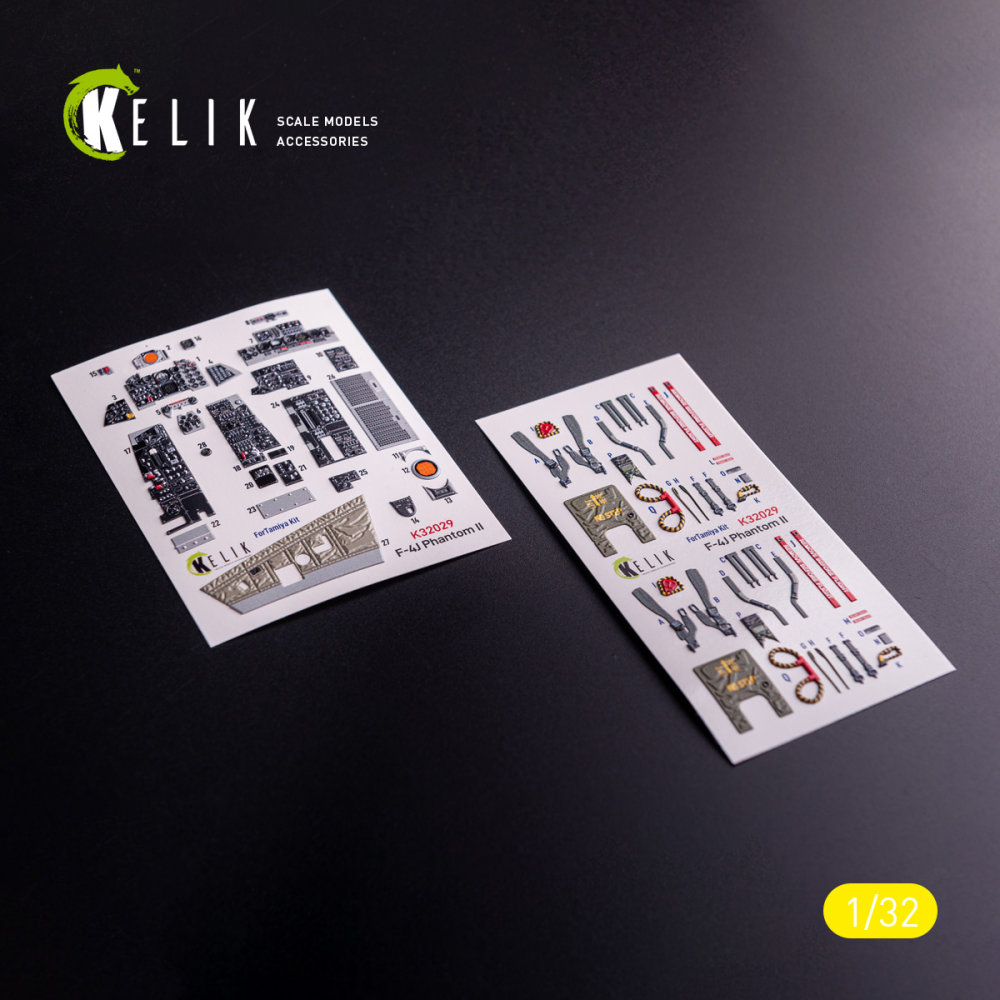 1/32 F-4J - interior 3D (TAM) 