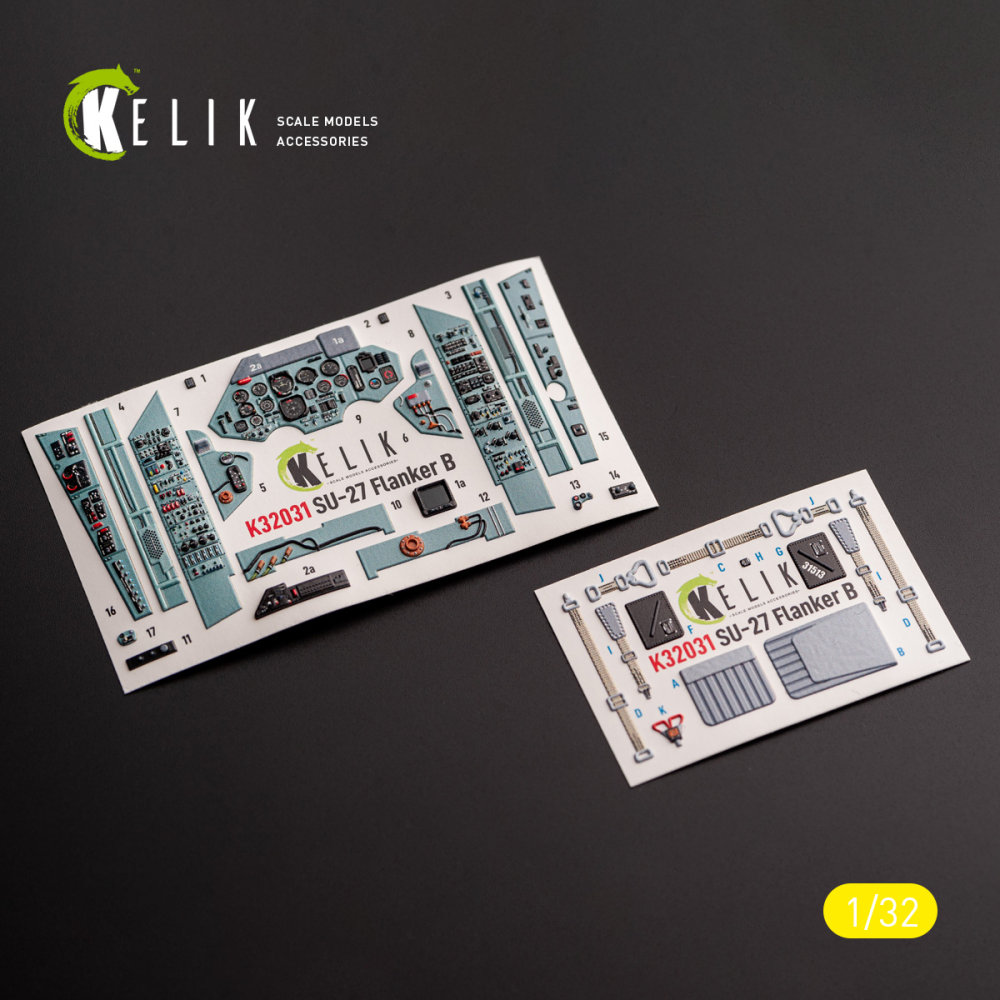 1/32 SU-27 - interior 3D (TRUMP)