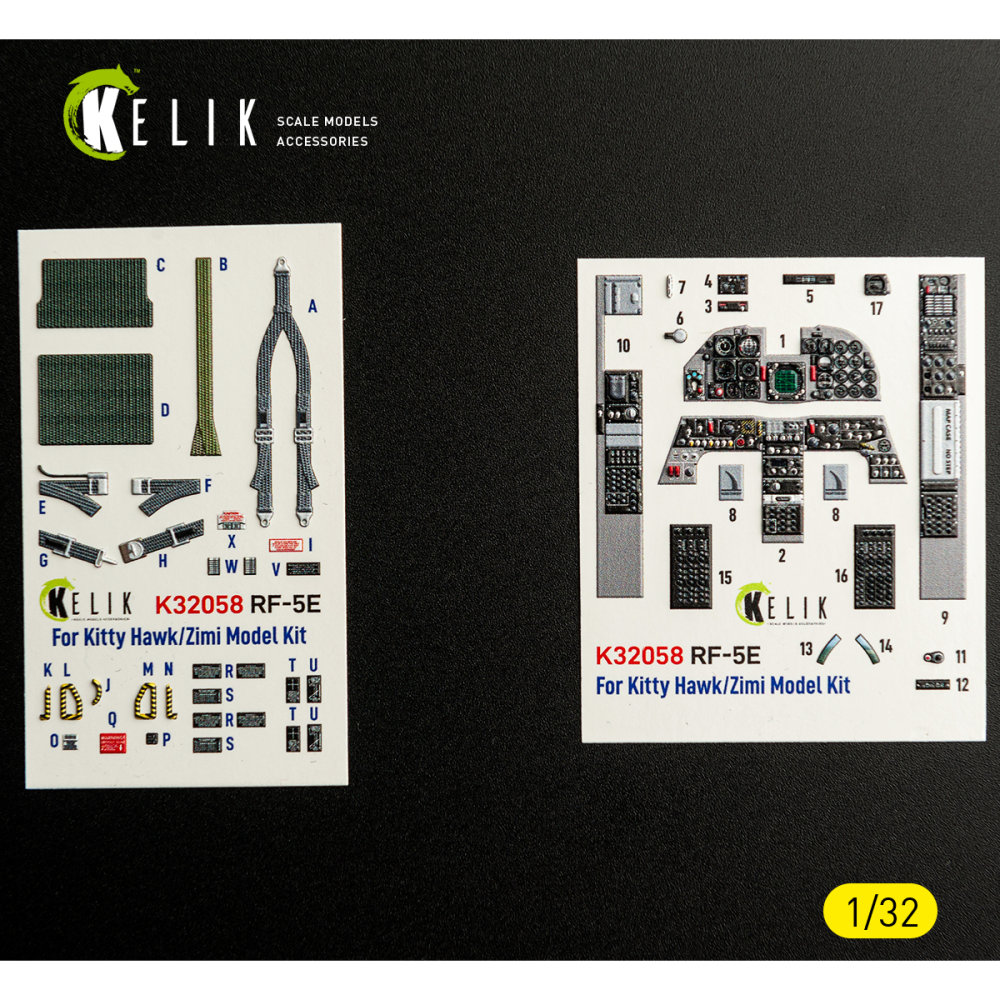 1/32 RF-5E - interior 3D (KITTYH/ZIMI)