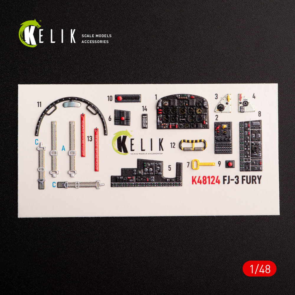 1/48 FJ-3 - interior 3D (KITTYH/ZIMMI) 