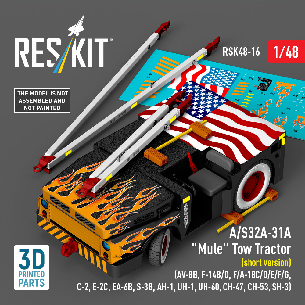 1/48 A/S32A-31A Mule Tow Tractor (short) 