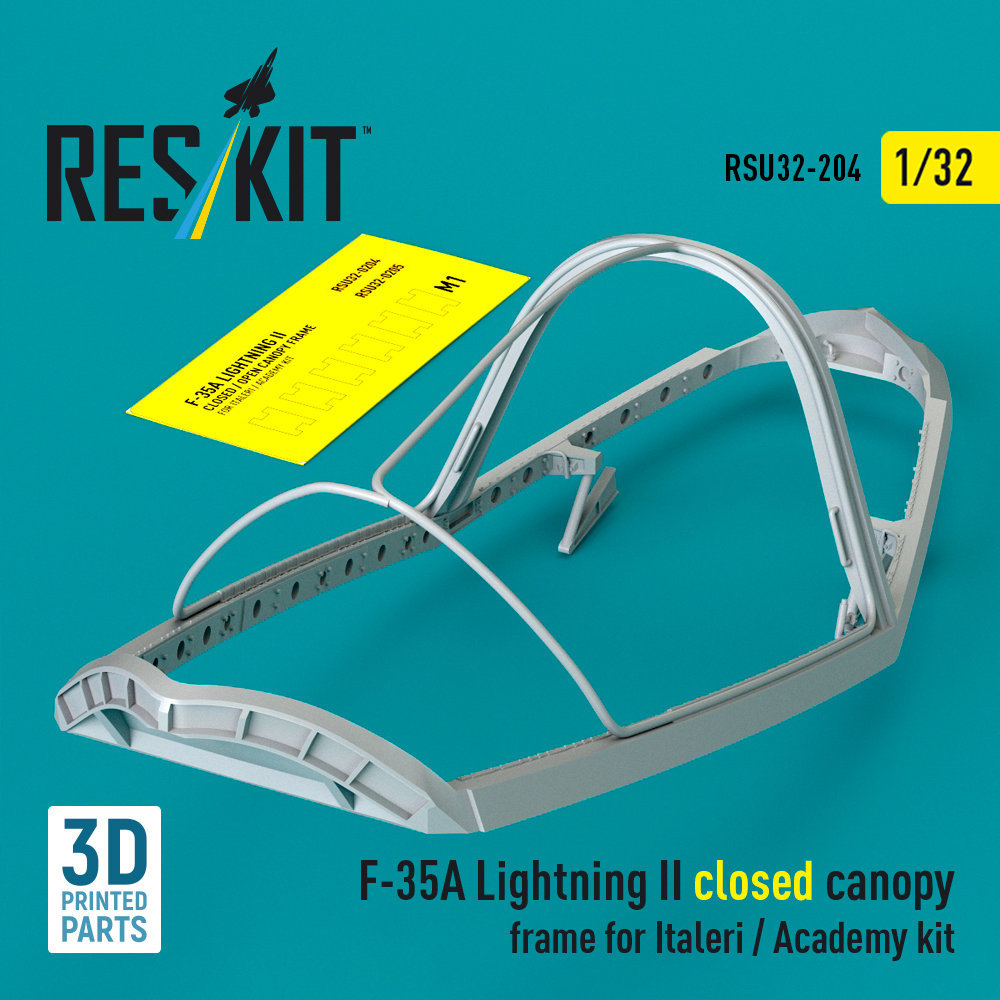 1/32 F-35A Lightning II closed canopy (ITAL/ACAD)