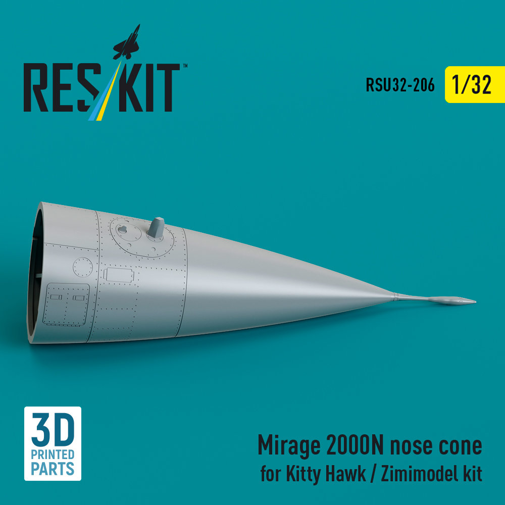 1/32 Mirage 2000N nose cone (KITTYH/ZIMMI)