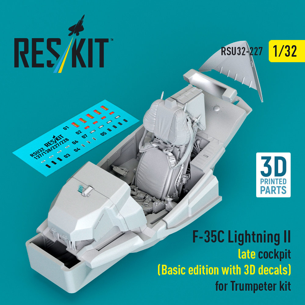 MODELIMEX Online Shop | 1/32 F-35C Lightning II late cockpit Basic ...