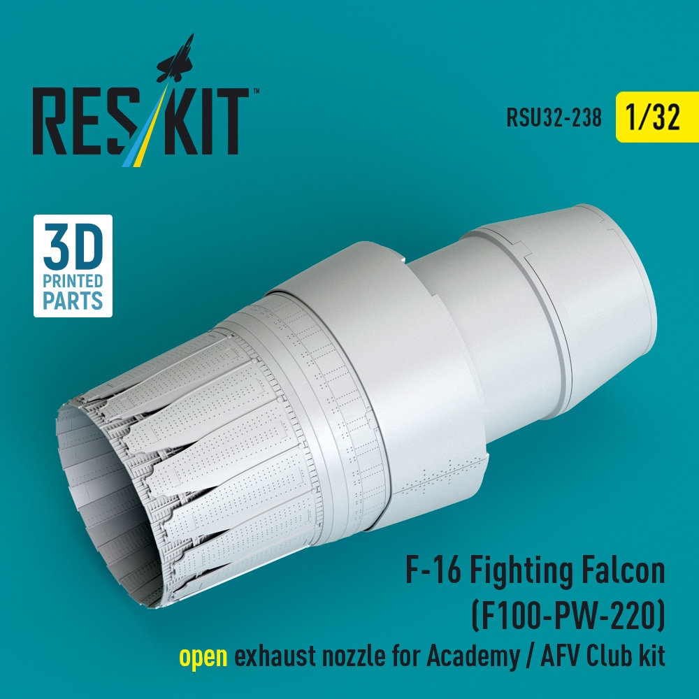 1/32 F-16 Fight.Falcon (F100-PW-220) exhaust (ACA)