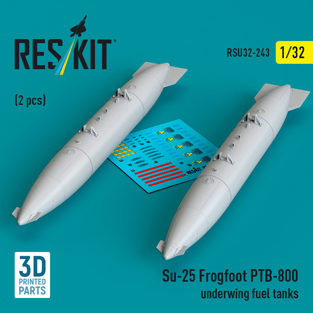 1/32 Su-25 Frogfoot PTB-800 underwing fuel tanks