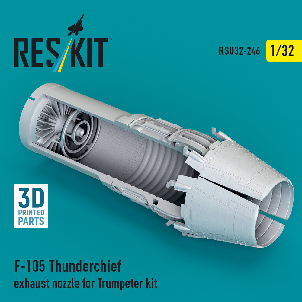 1/32 F-105 Thunderchief exhaust nozzle (TRUMP)