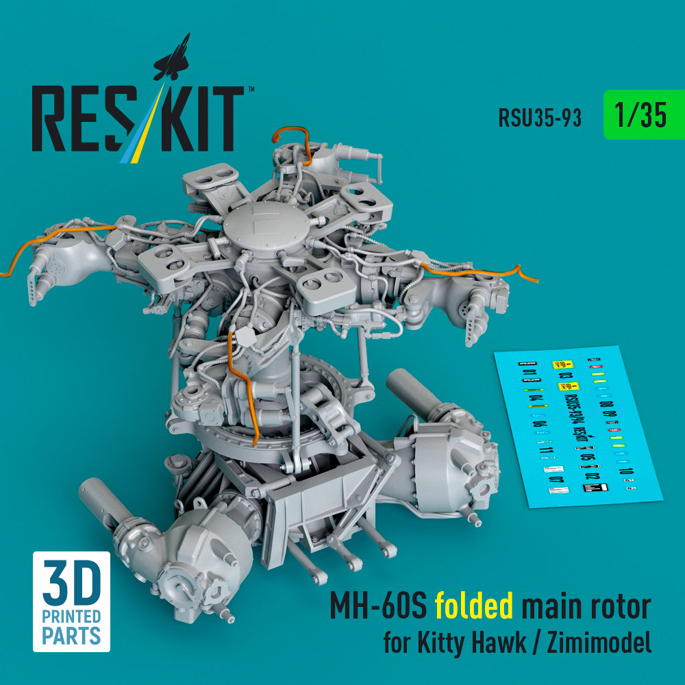 MODELIMEX Online Shop | 1/35 MH-60S folded main rotor set (KITTYH
