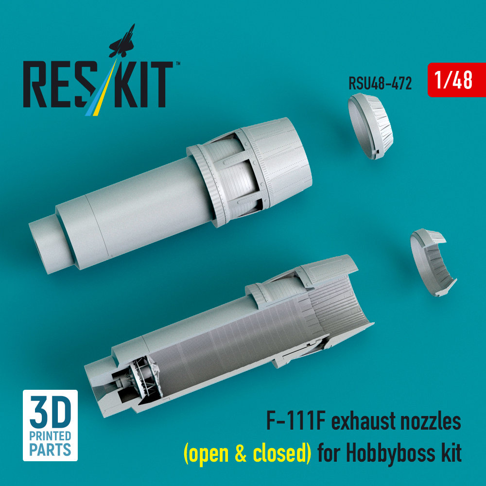 1/48 F-111F exhaust nozzles open&closed (HB)
