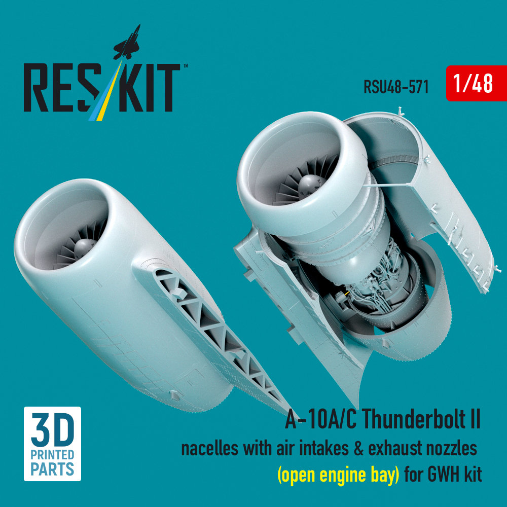 1/48 A-10A/C Thunderb.II air intakes&exh.nozzles 1