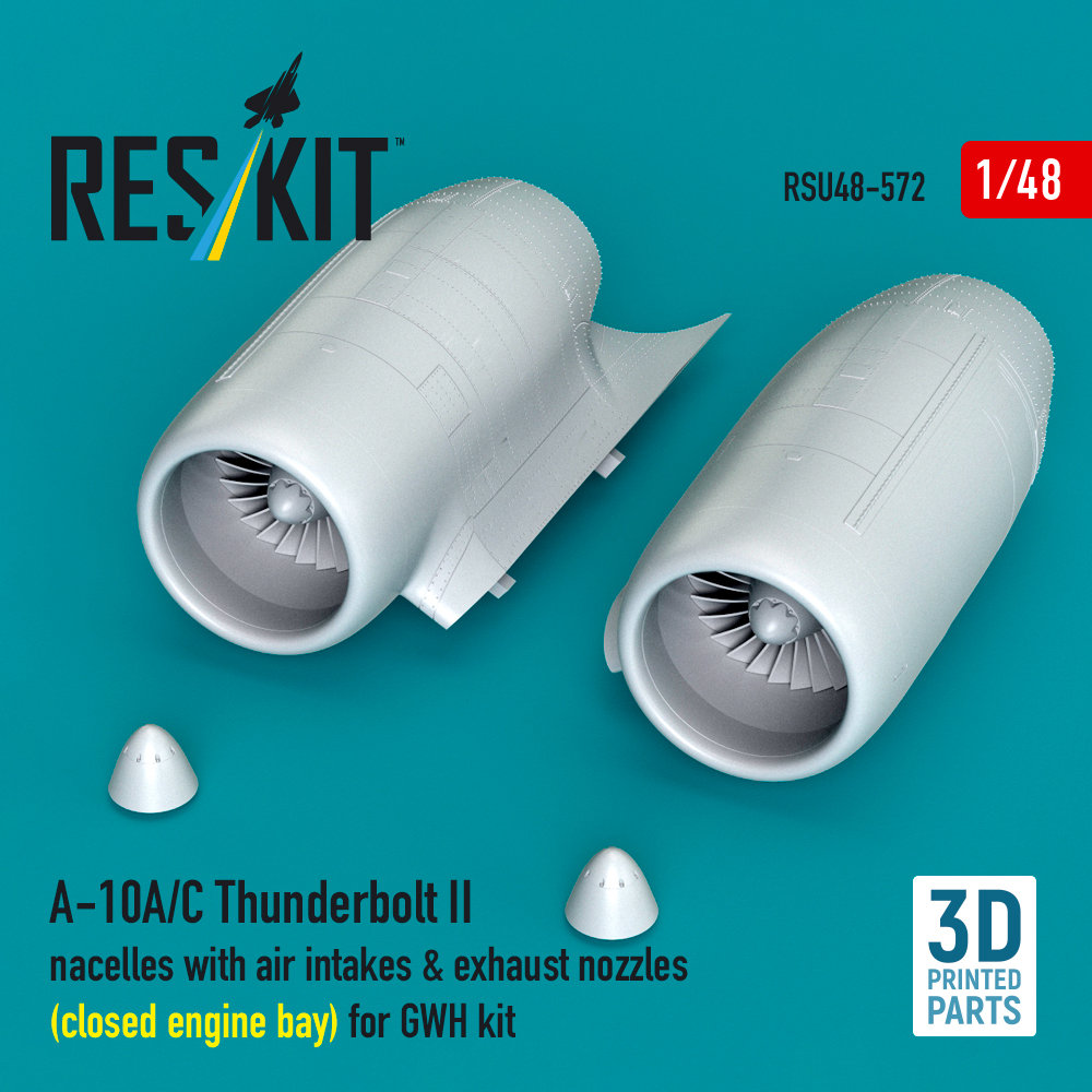 1/48 A-10A/C Thunderb.II air intakes&exh.nozzles 2