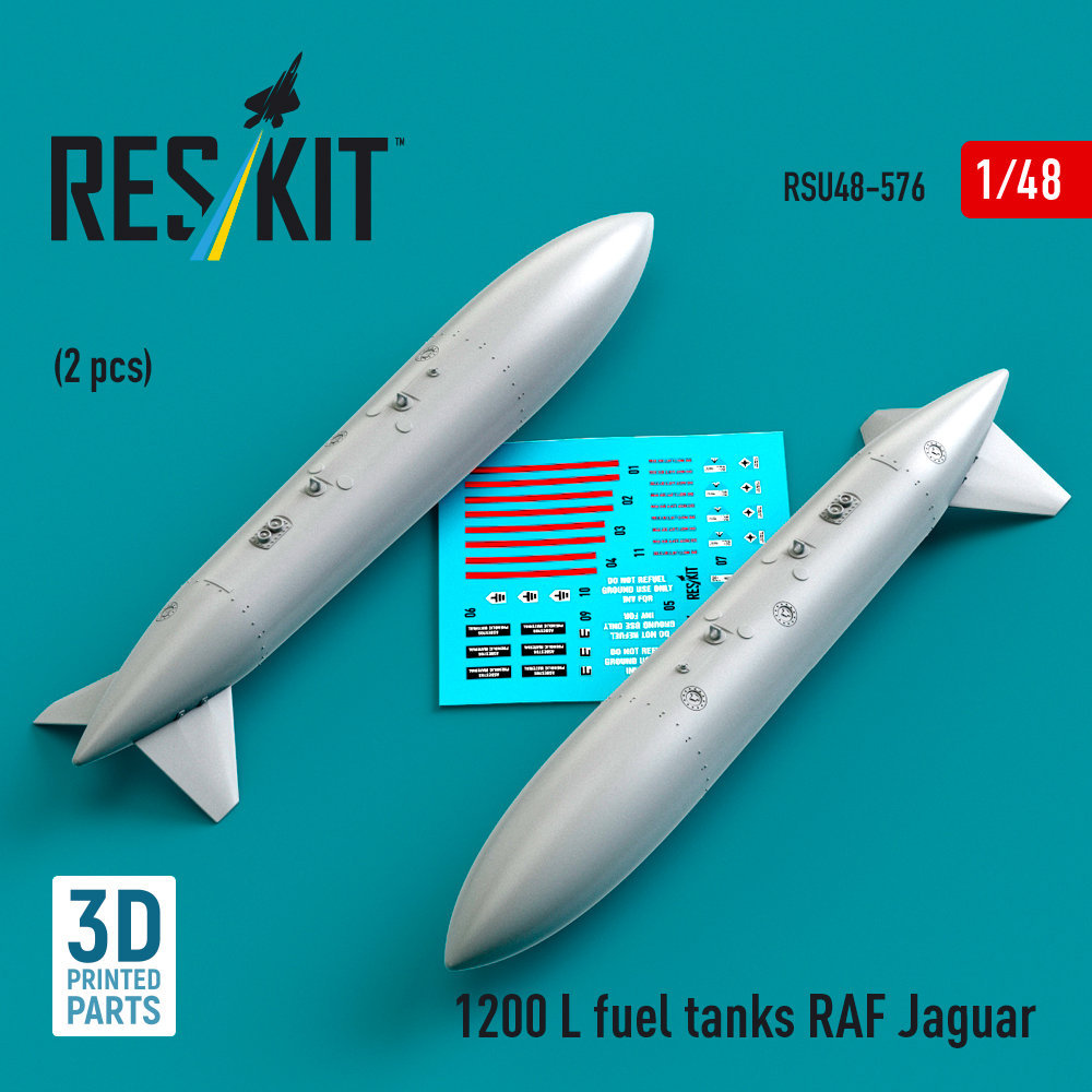 1/48 1200 L fuel tanks RAF Jaguar (2 pcs.) 