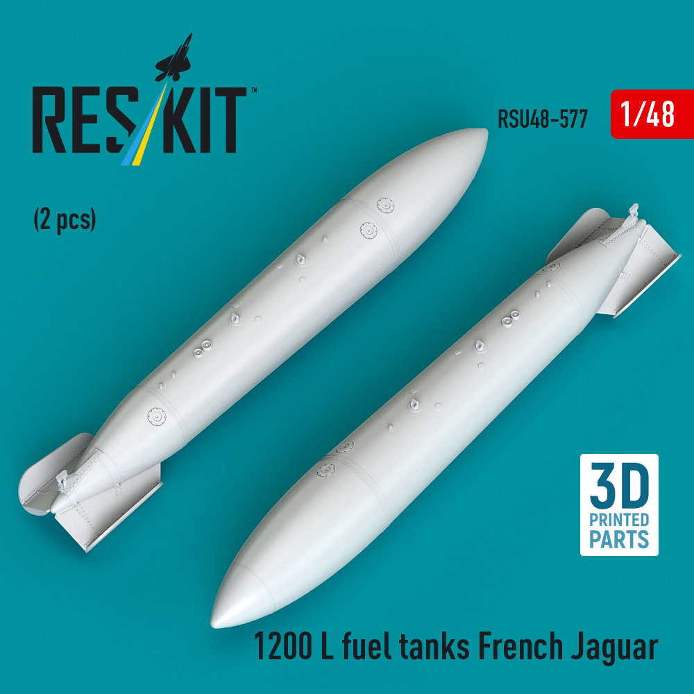1/48 1200 L fuel tanks French Jaguar (2 pcs.) 
