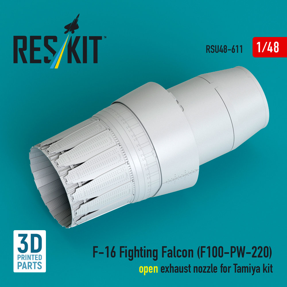 1/48 F-16 Fight.Falcon (F100-PW-220) exh.noz.(TAM)