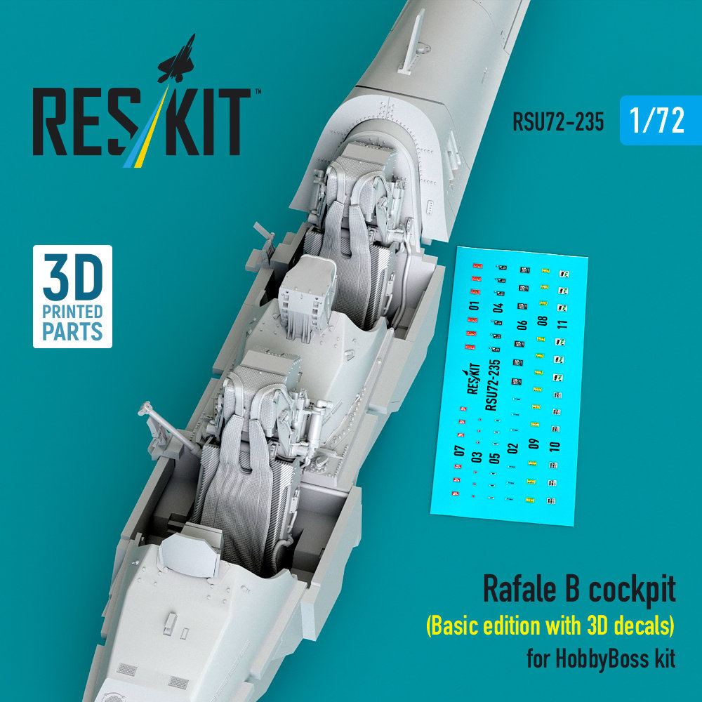 1/72 Rafale B cockpit - Basic (HOBBYB)
