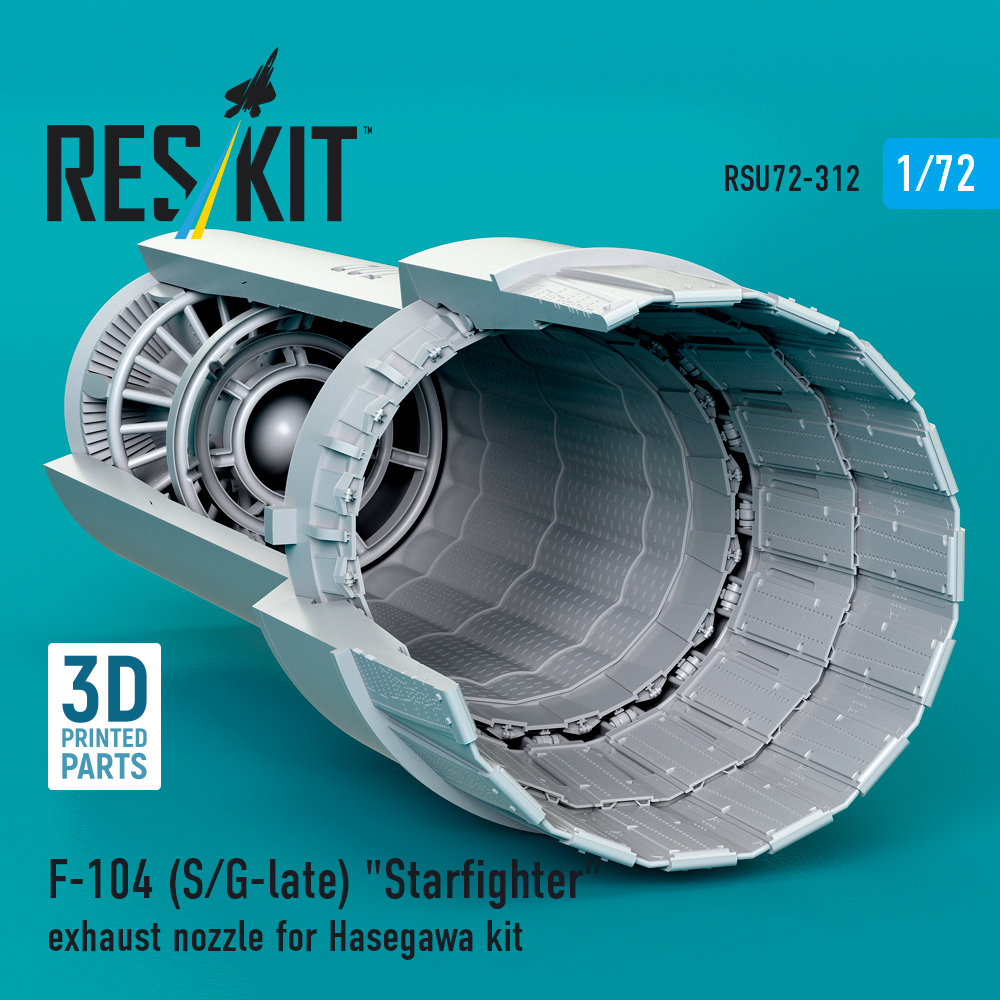 1/72 F-104 S/G late 'Starfighter' exh.nozzle (HAS)