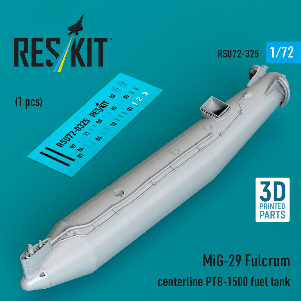 1/72 MiG-29 Fulcrum centerline PTB-1500 fuel tank