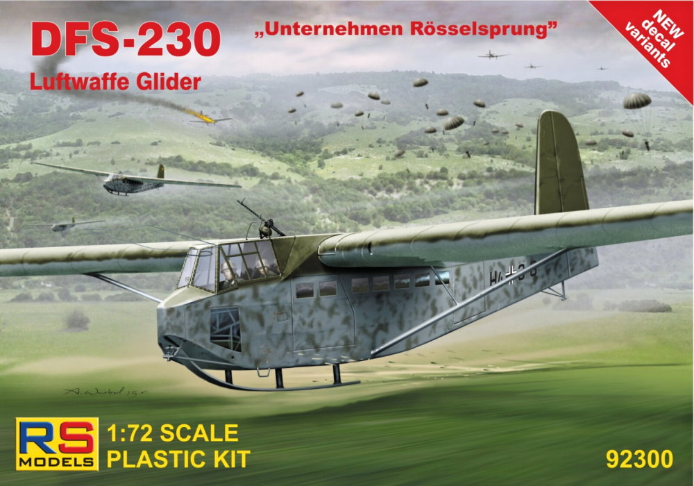 1/72 DFS-230 'Untern. Rösselsprung' (4x camo)