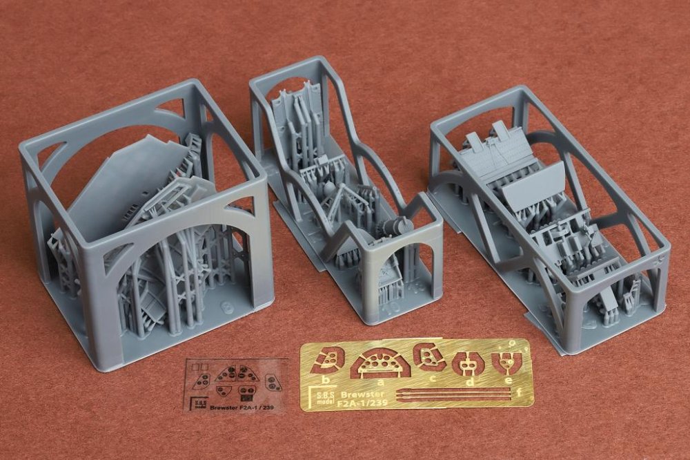 1/72 F2A-1 Buffalo Cockpit interior (HAS/H.2000)