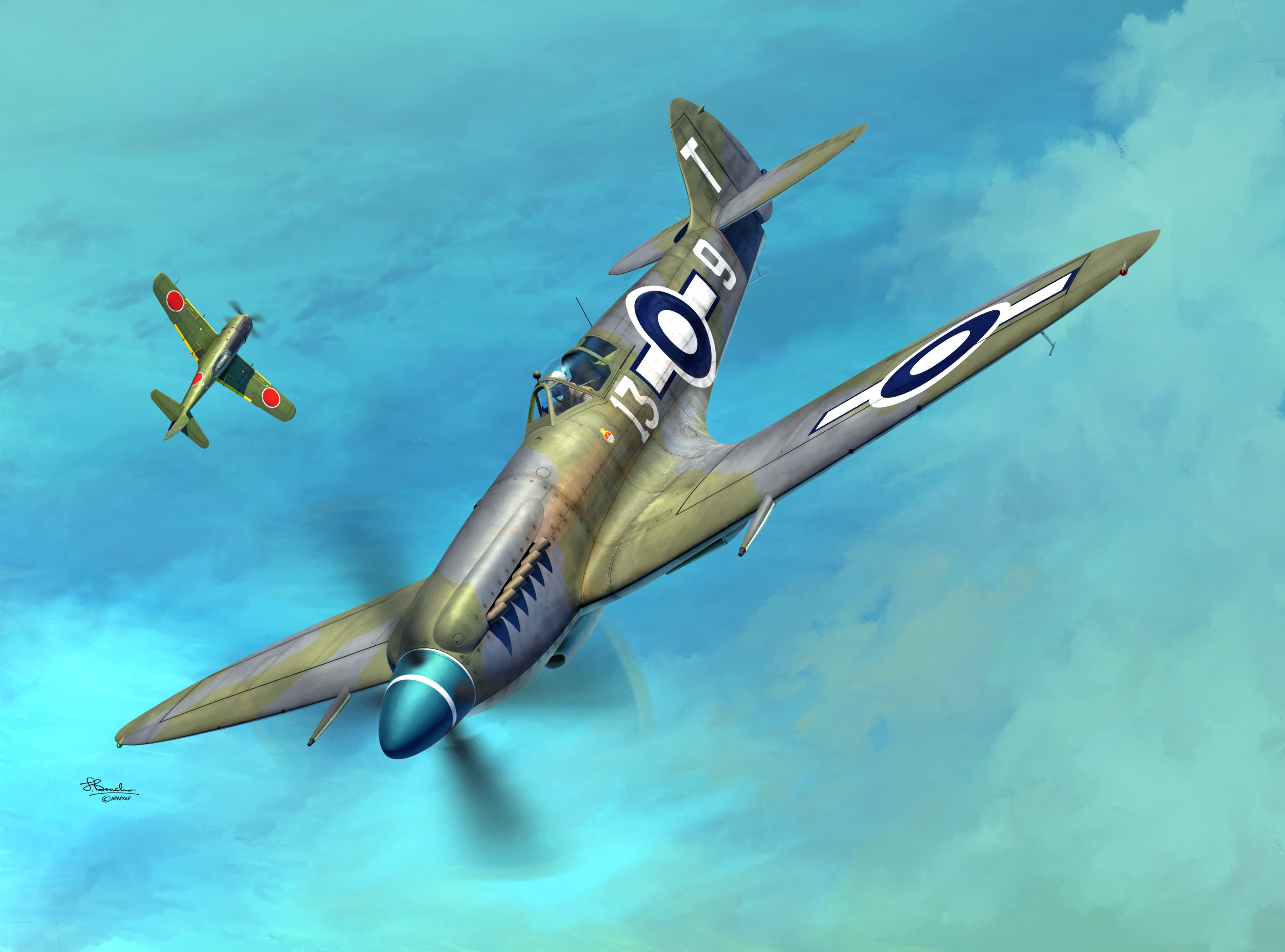 1/72 Seafire Mk.XV (2x camo)