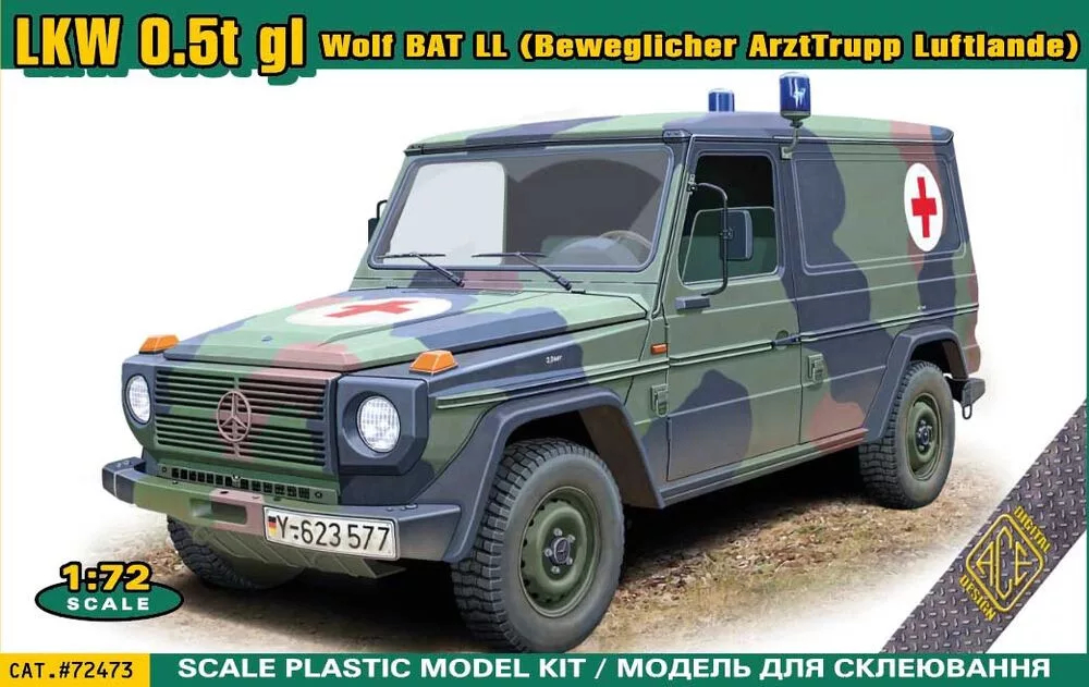 1/72 LKW 0.5t gl Wolf BAT LL