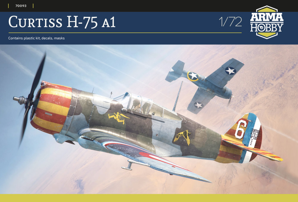 1/72 Curtiss H-75 A1/A2 (3x camo)