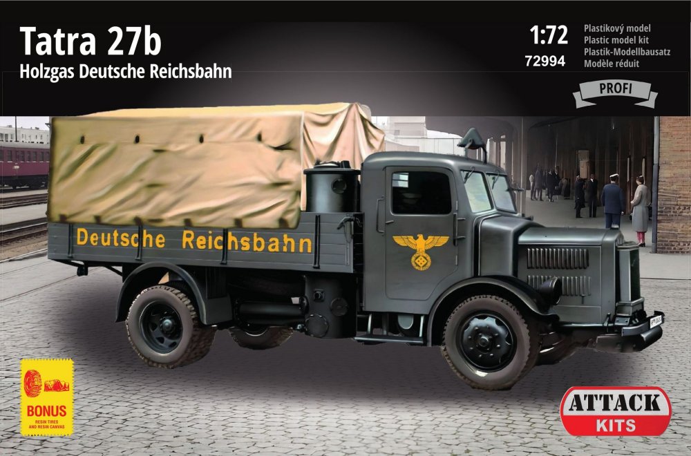 1/72 Tatra 27b Holzgas Deutsche Reichsbahn (PROFI)