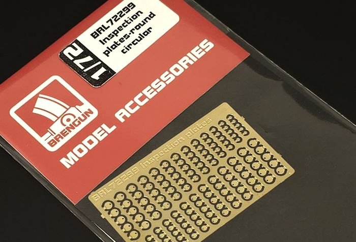 1/72 Inspection plates - round circular (PE set)