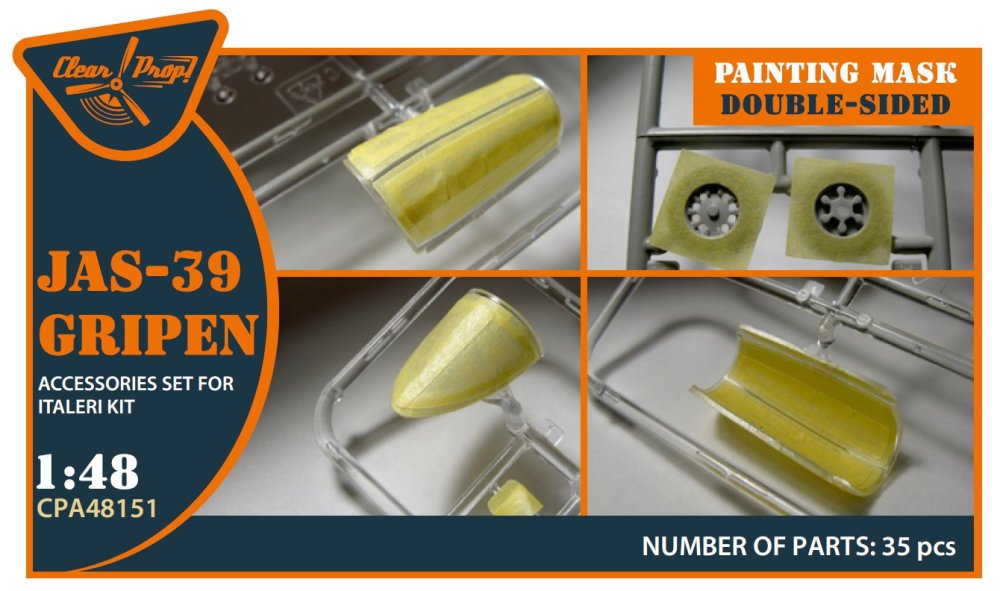1/48 JAS 39 Gripen double-sided paint.mask (ITAL)