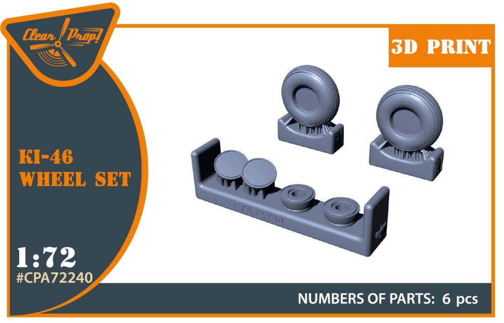 1/72 Ki-46 Wheel set