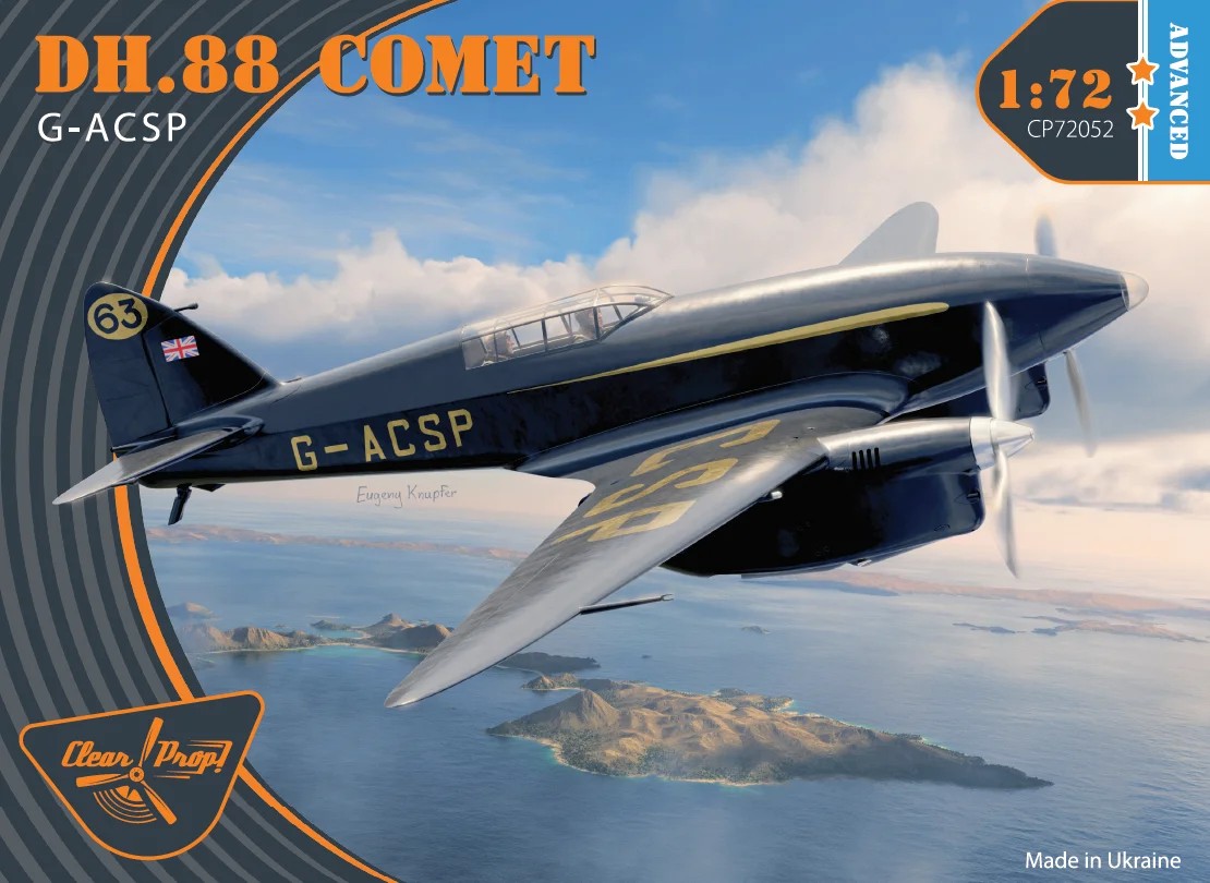 1/72 DH.88 Comet G-ACSP (1x camo)
