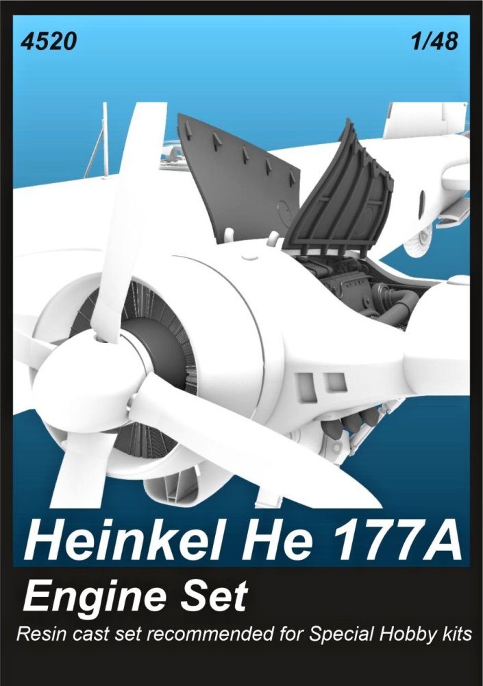 1/48 Heinkel He 177A - Engine Set (SP.HOBBY)