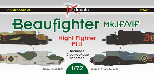 1/72 Beaufighter Mk.IF/VIF Night Fighter Pt.II