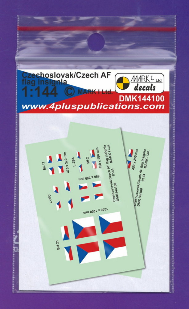 1/144 Decals Czechoslovak AF Insignia (2 sets)