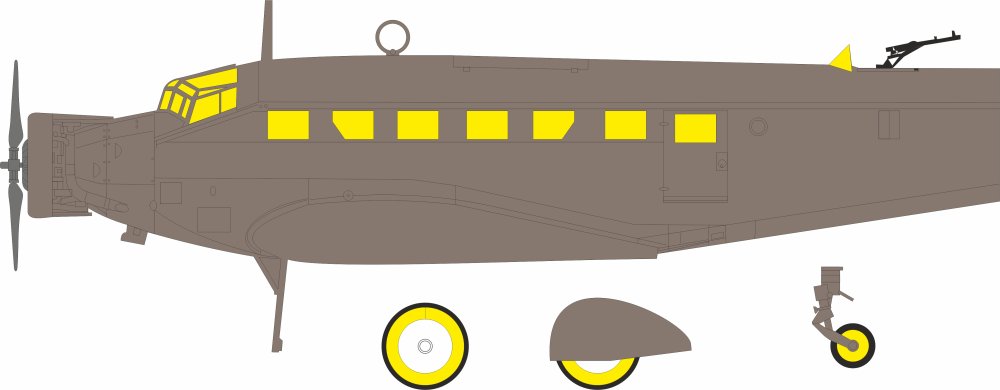 Mask 1/72 Ju 52/3mg4e (AIRF)