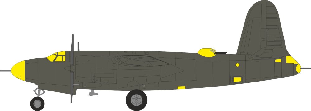 Mask 1/48 B-26C-45 Marauder (ICM)