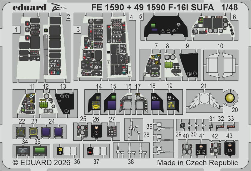 1/48 F-16I SUFA (KINETIC Gold edition kit) 