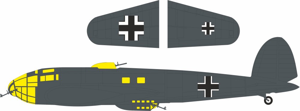 Mask 1/32 He 111P-1 national insignia (REV)