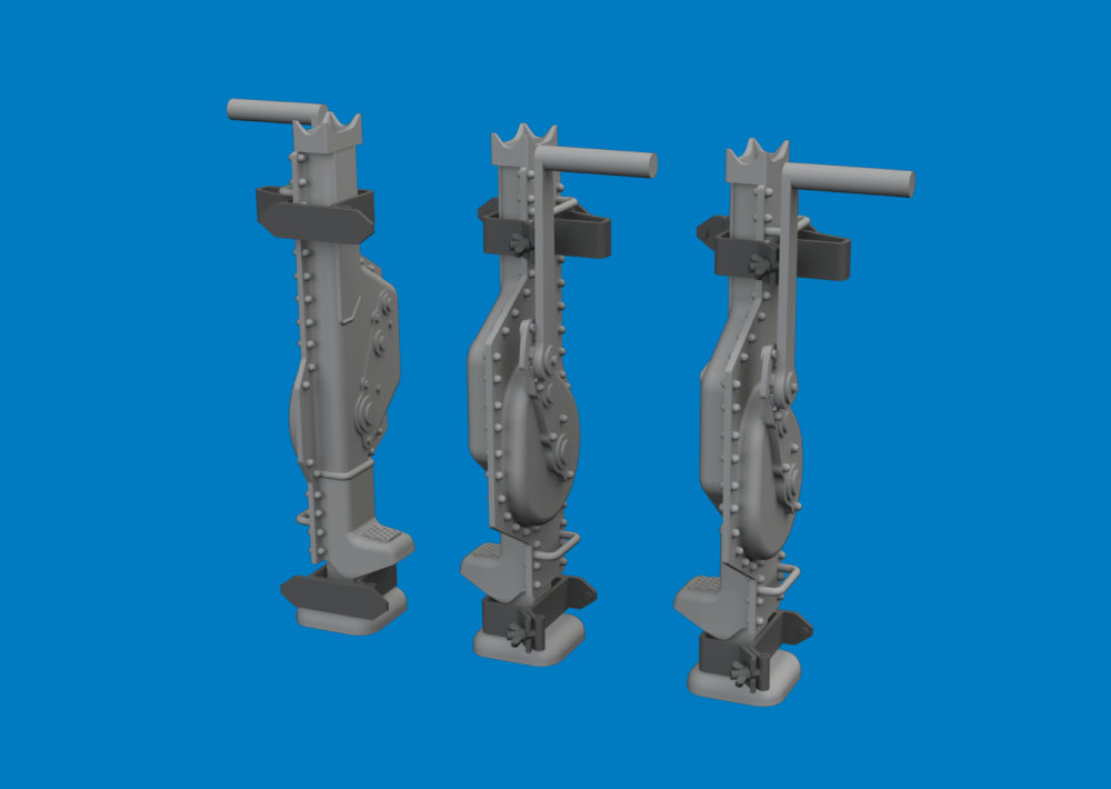 BRASSIN 1/48 WWII German 10 ton jacks PRINT
