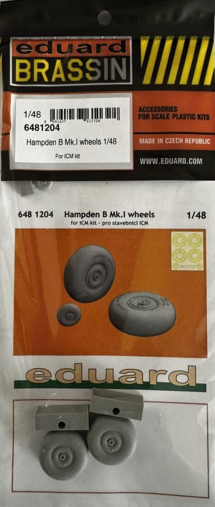 BRASSIN 1/48 Hampden B Mk.I wheels (ICM)