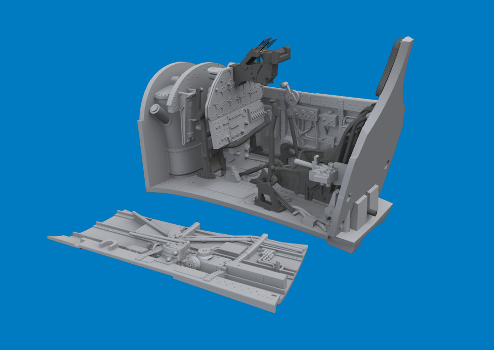 BRASSIN 1/48 P-40K cockpit PRINT (EDU)