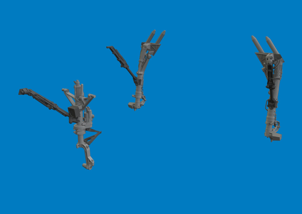 BRASSIN 1/48 F-35A undercarriage legs (TAM)