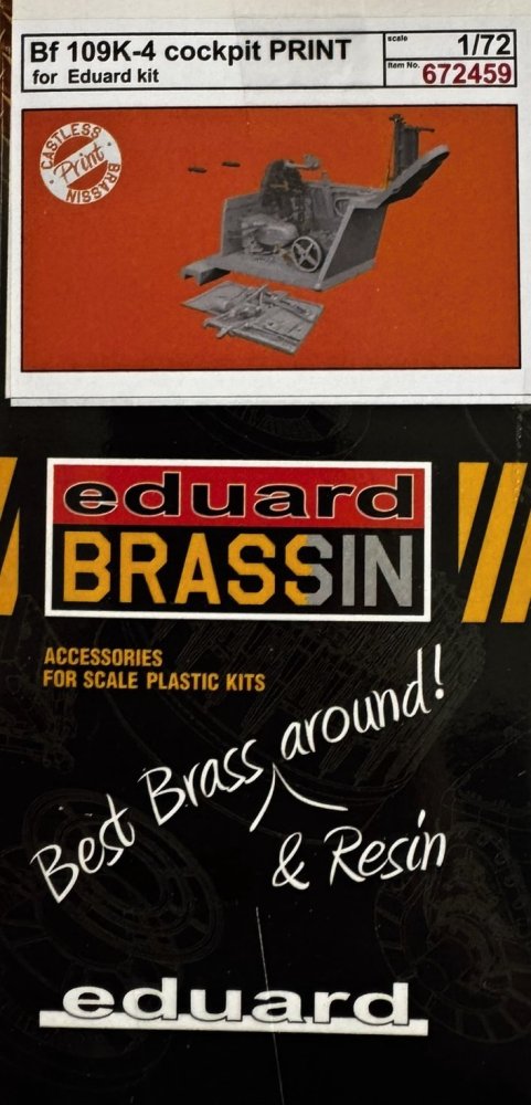 BRASSIN 1/72 Bf 109K-4 cockpit PRINT (EDU)