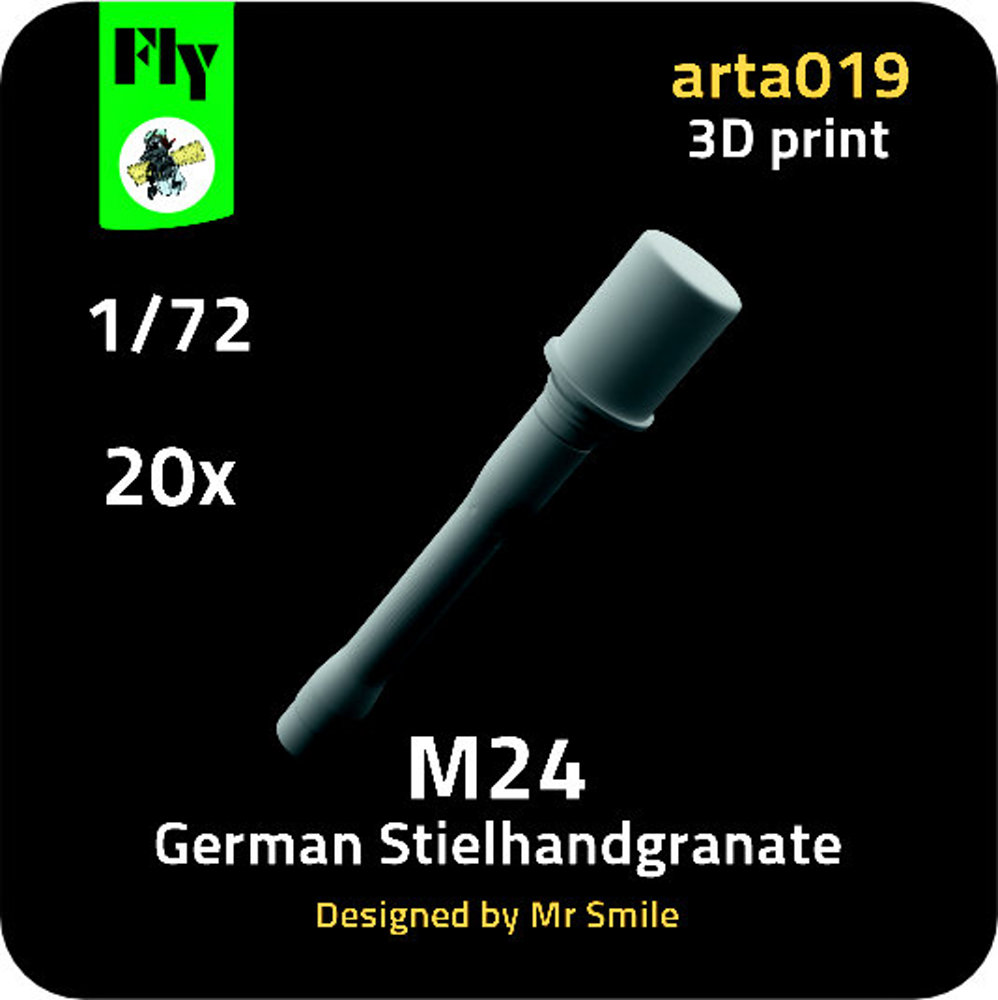 1/72 M24 German Stielhandgranate (20 pcs.)