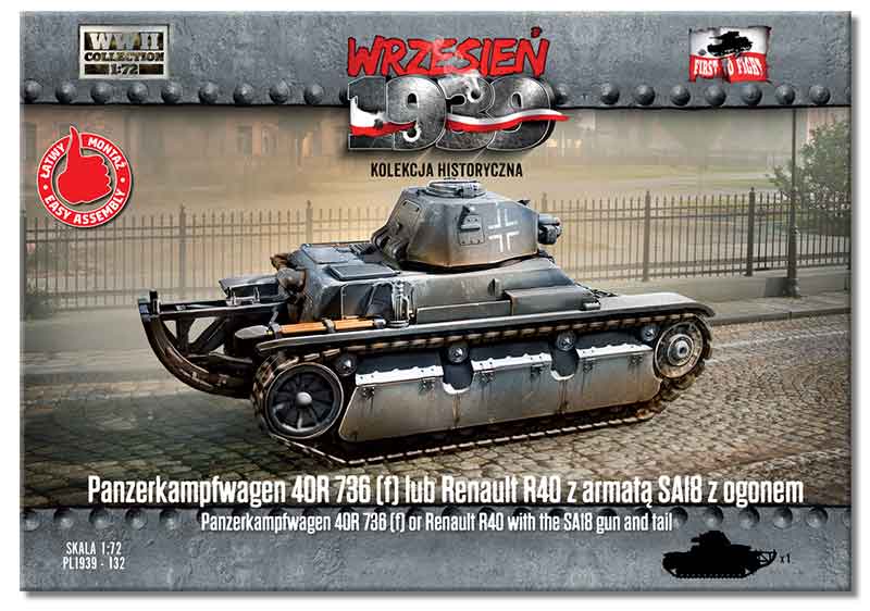 1/72 Panzerkampfwagen 40R 736(f)