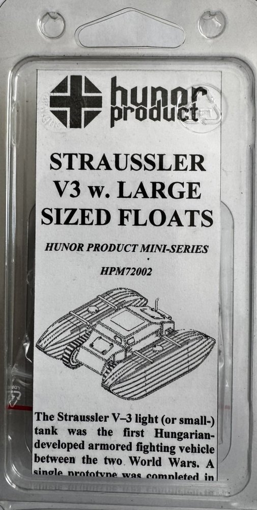 1/72 Straussler V3 w/ large sized floats (3D)