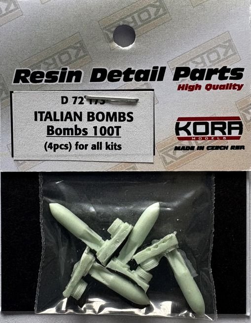 1/72 Italian Bombs 100T (4 pcs.)